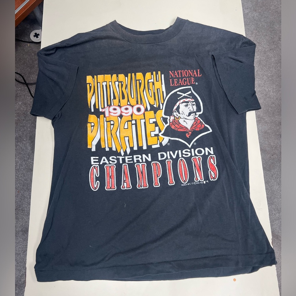 Vintage 1990s Pirates Eastern Division Champion Shirt - Large